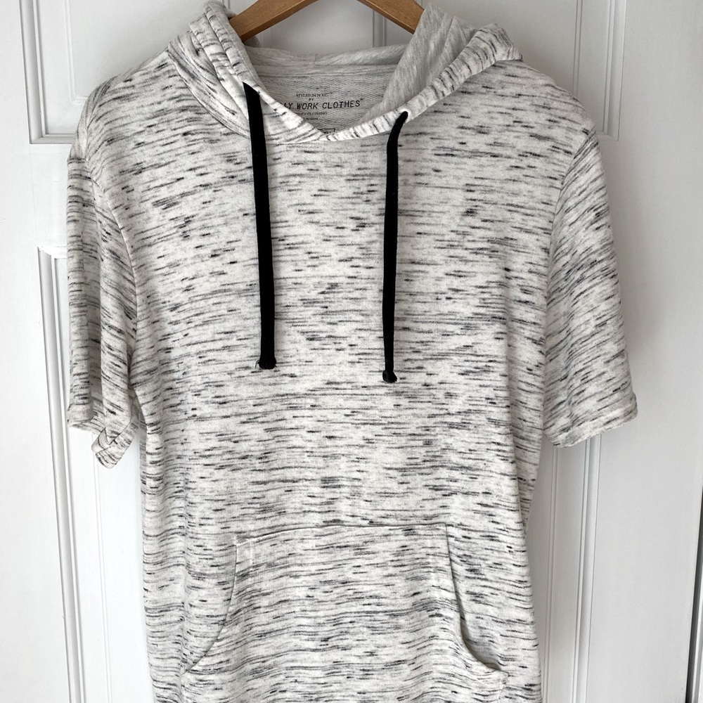 Sunday Work Clothes Short Sleeve Hoodie | Size Medium